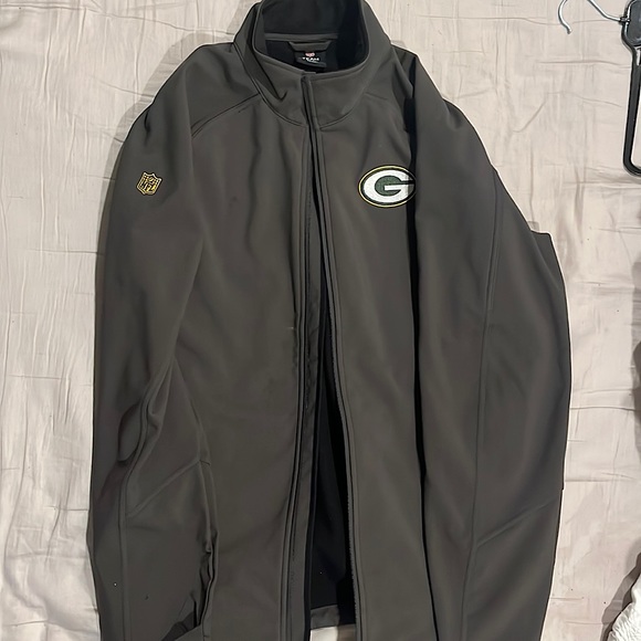 NFL Green Bay Youth Winter Jacket - Dark Green - Picture 1 of 5